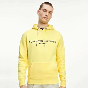 Tommy Hilfiger pánská žlutá mikina Logo Hoody - XL (ZFF)